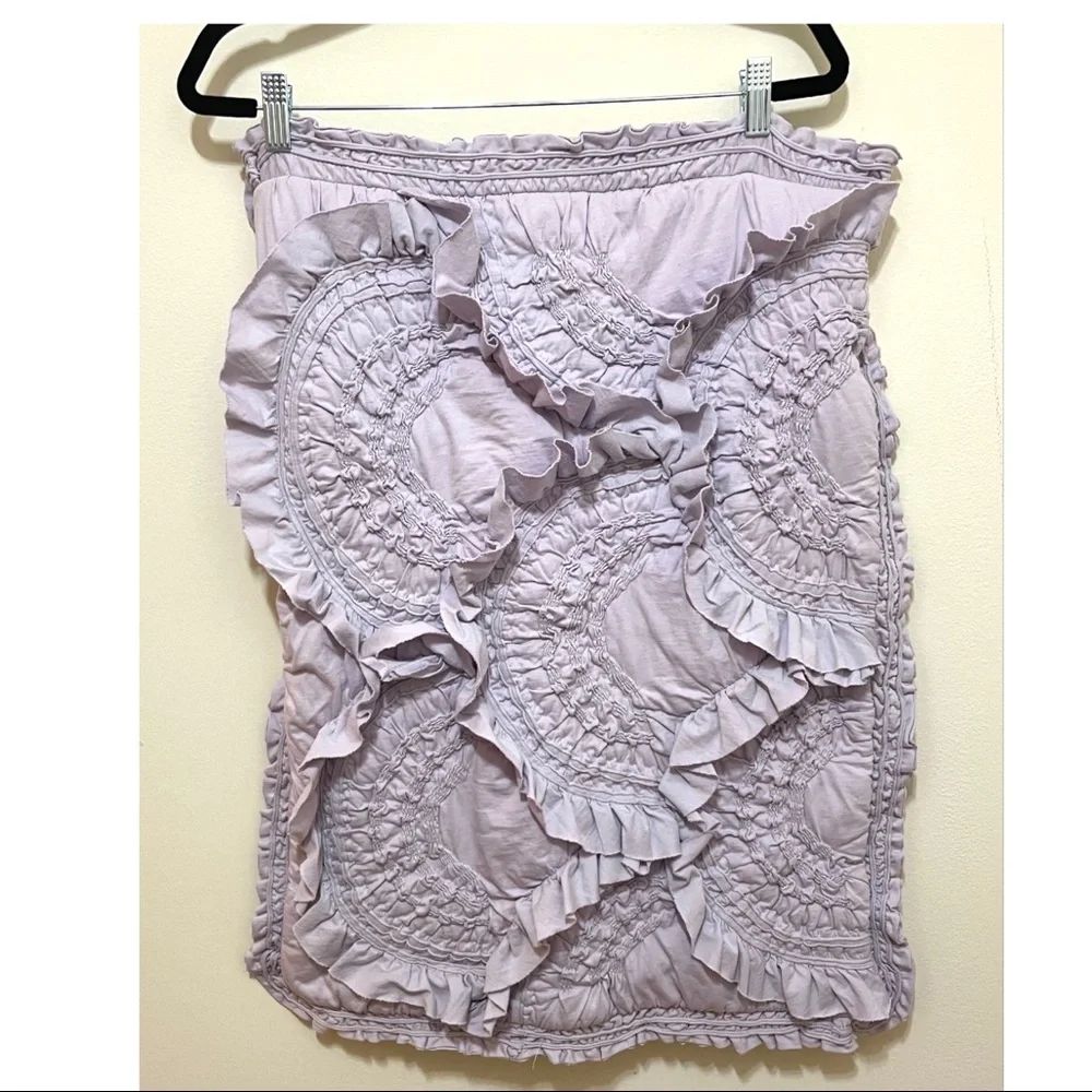 🌺SOLD🌺 Anthropologie Beautiful Lavender Pillow Sham - Picture 3 of 9